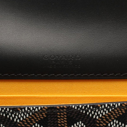 Goyard Pouch Monte Carlo Mini Case Monte2minty01cl01p Black Natural PVC Coated