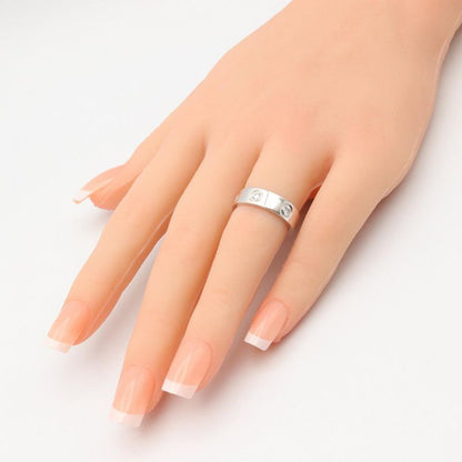 Cartier Ring ・ring Love Ring 6PD 18K White Gold (white Gold) Diamond Love Ring