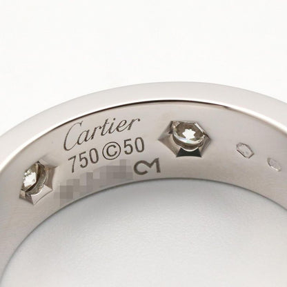 Cartier Ring ・ring Love Ring 6PD 18K White Gold (white Gold) Diamond Love Ring