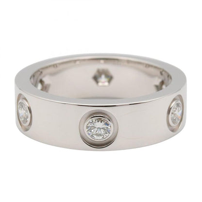 Cartier Ring ・ring Love Ring 6PD 18K White Gold (white Gold) Diamond Love Ring