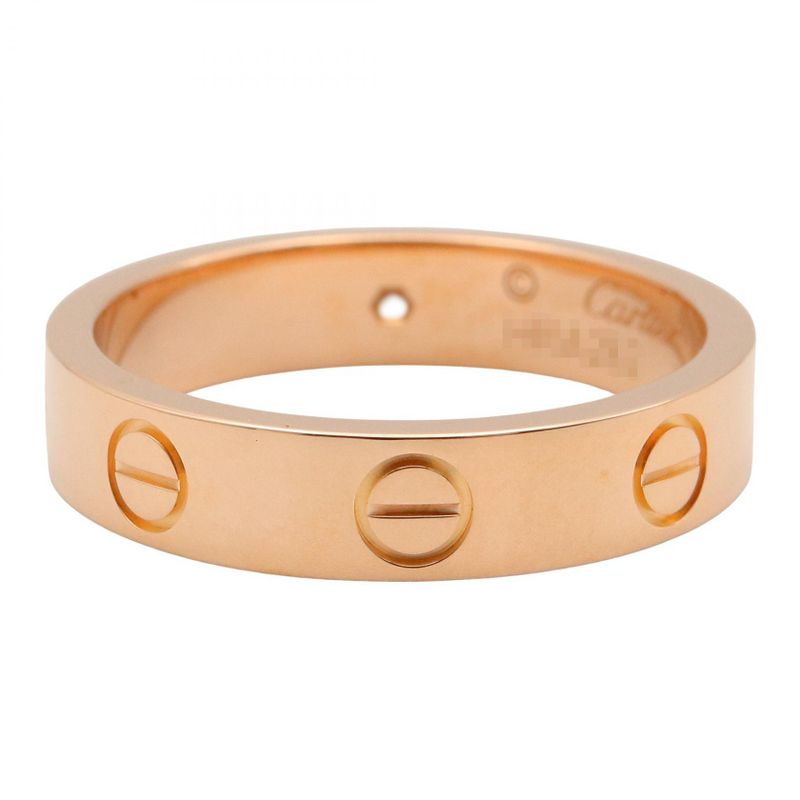 Cartier Ring ・ring Mini Love Ring 1PD B4050750 18K Pink Gold (pink Gold)