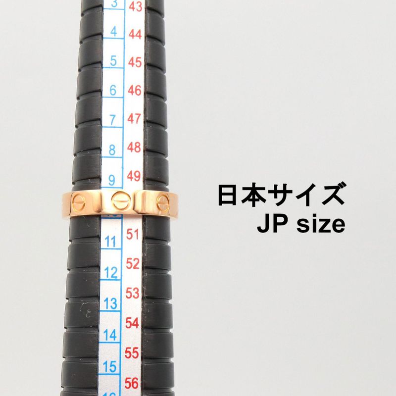 Cartier Ring ・ring Mini Love Ring 1PD B4050750 18K Pink Gold (pink Gold)