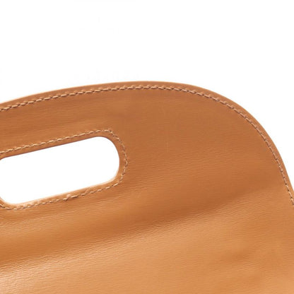 Gucci Handbag Bamboo 00020460188 Camel Leather Bamboo 2way Shoulder Ladies Used