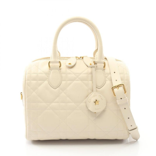 Dior Handbag Dior Groove 25 Macro Cannage M1365ubol Cream Leather Dior Groove