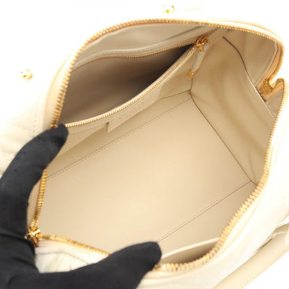 Dior Handbag Dior Groove 25 Macro Cannage M1365ubol Cream Leather Dior Groove