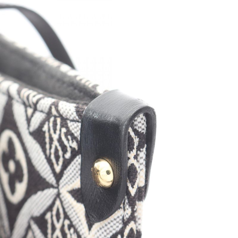 Louis Vuitton Tote Bag On The Go GM Since 1854 M57207 Noir Black Canvas Leather