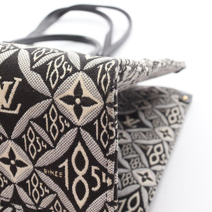 Louis Vuitton Tote Bag On The Go GM Since 1854 M57207 Noir Black Canvas Leather