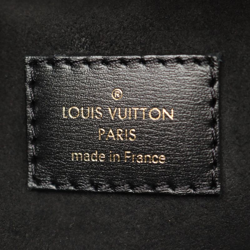 Louis Vuitton Tote Bag On The Go GM Since 1854 M57207 Noir Black Canvas Leather