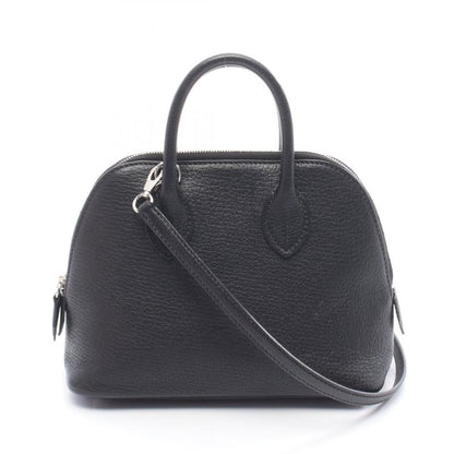 Hermes Handbag Bolide 1923 Mini Black Leather Bolide 1923 Mini Black Ladies