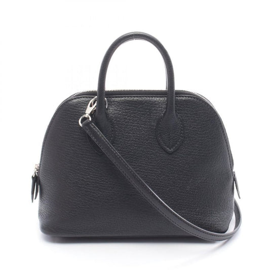 Hermes Handbag Bolide 1923 Mini Black Leather Bolide 1923 Mini Black Ladies
