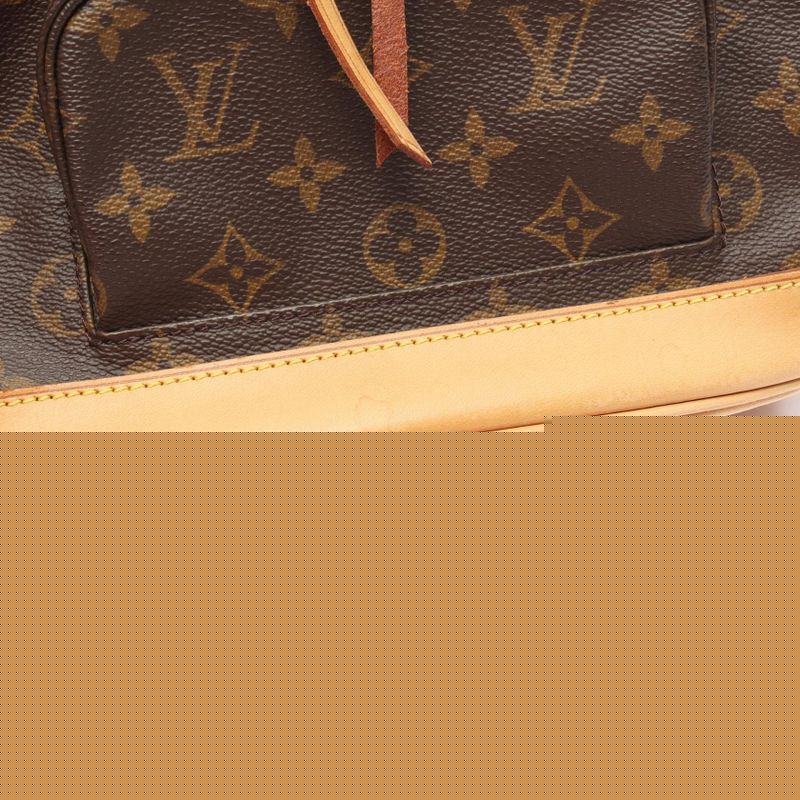 Louis Vuitton Rucksack Sac Backpack Montsouris MM Monogram PVC Coated
