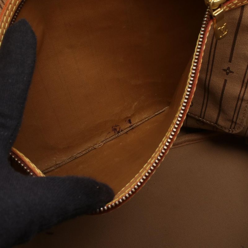 Louis Vuitton Tote Bag Neverfull MM M40156 PVC Coated Canvas Leather Neverfull