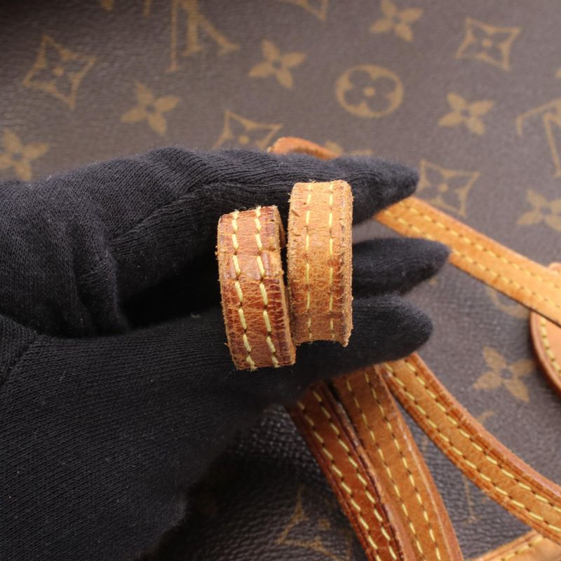 Louis Vuitton Tote Bag Neverfull MM M40156 PVC Coated Canvas Leather Neverfull