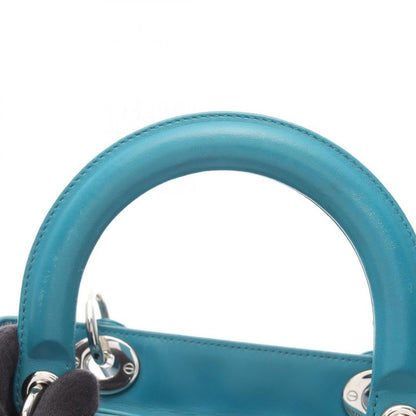 Dior Handbag LADY DIOR Cannage Magenta Navy Blue Gris Leather Lady Dior Cannage