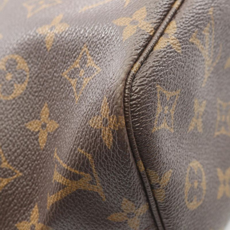 Louis Vuitton Tote Bag Neverfull PM Monogram M40155 PVC Coated Canvas Leather