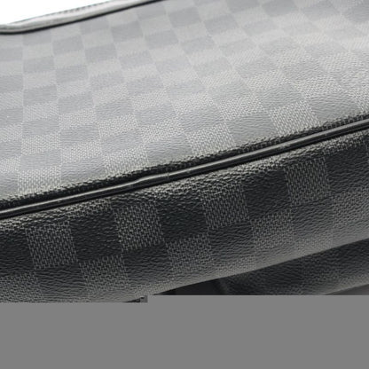 Louis Vuitton Shoulder Bag Utility Messenger Damier Graphite PVC Coated