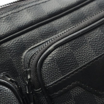Louis Vuitton Shoulder Bag Utility Messenger Damier Graphite PVC Coated