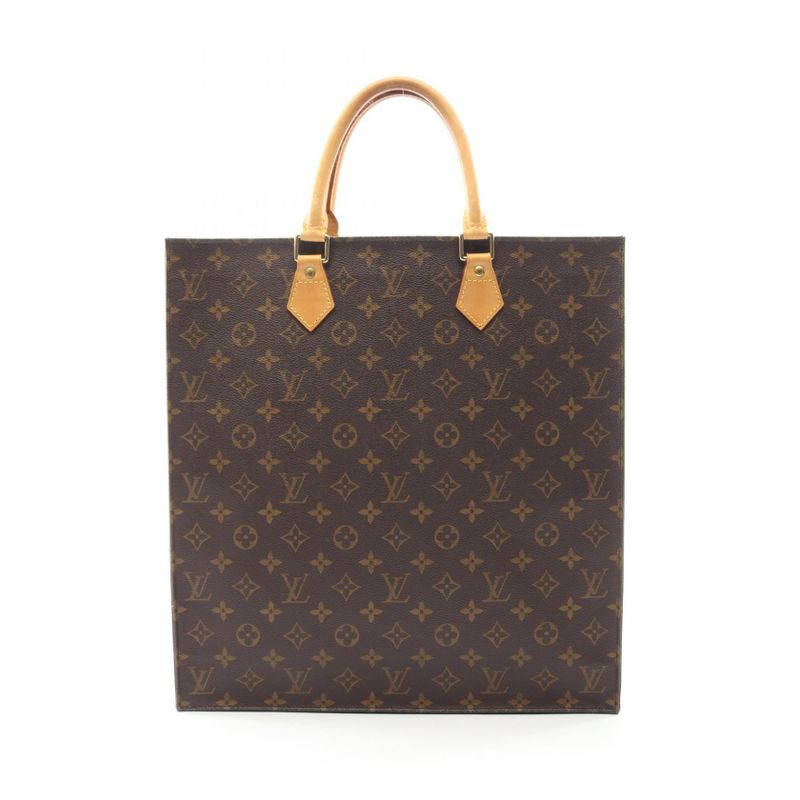 Louis Vuitton Tote Bag Sac Plastic M51140 PVC Coated Canvas Leather Sac Plastic