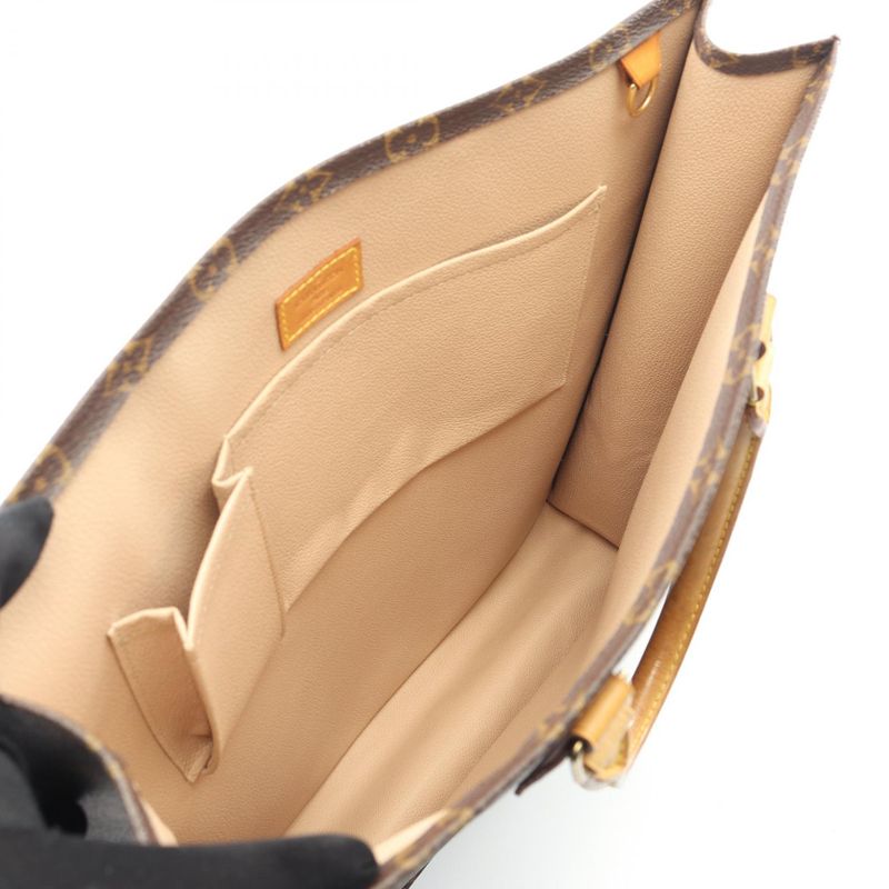 Louis Vuitton Tote Bag Sac Plastic M51140 PVC Coated Canvas Leather Sac Plastic