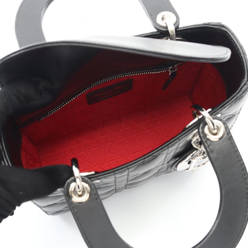 Dior Handbag LADY DIOR MY Abcdior Lady Dior Small Cannage M0538pcal Black