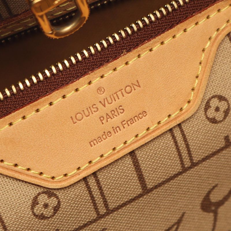 Louis Vuitton Tote Bag Neverfull MM M40156 PVC Coated Canvas Leather Neverfull