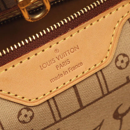 Louis Vuitton Tote Bag Neverfull MM M40156 PVC Coated Canvas Leather Neverfull