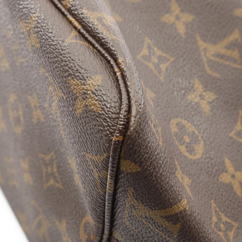 Louis Vuitton Tote Bag Neverfull MM M40156 PVC Coated Canvas Leather Neverfull