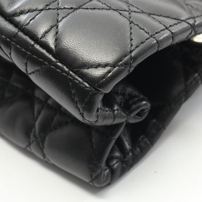 Dior Tote Bag Lady Dior Cannage Black Leather Lady Dior Cannage Tote Bag Ladies