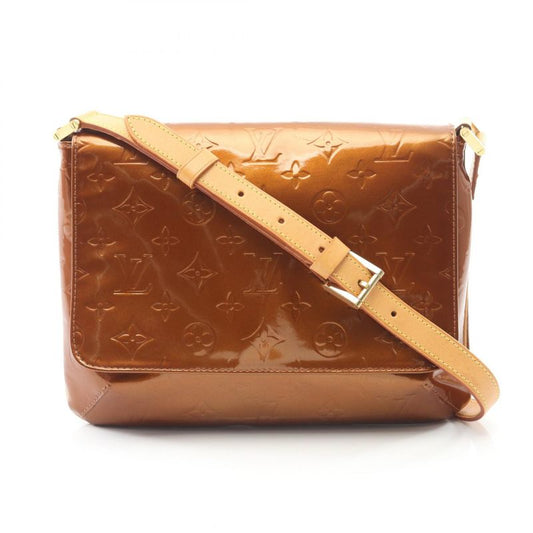 Louis Vuitton Shoulder Bag Thompson Street M91124 Bronze Leather Thompson