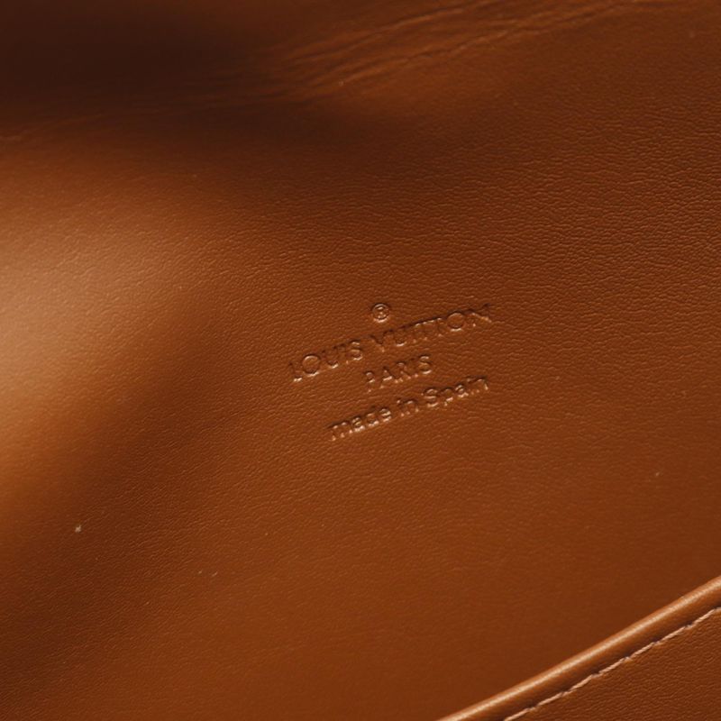 Louis Vuitton Shoulder Bag Thompson Street M91124 Bronze Leather Thompson