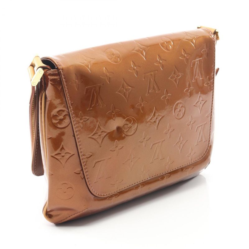 Louis Vuitton Shoulder Bag Thompson Street M91124 Bronze Leather Thompson