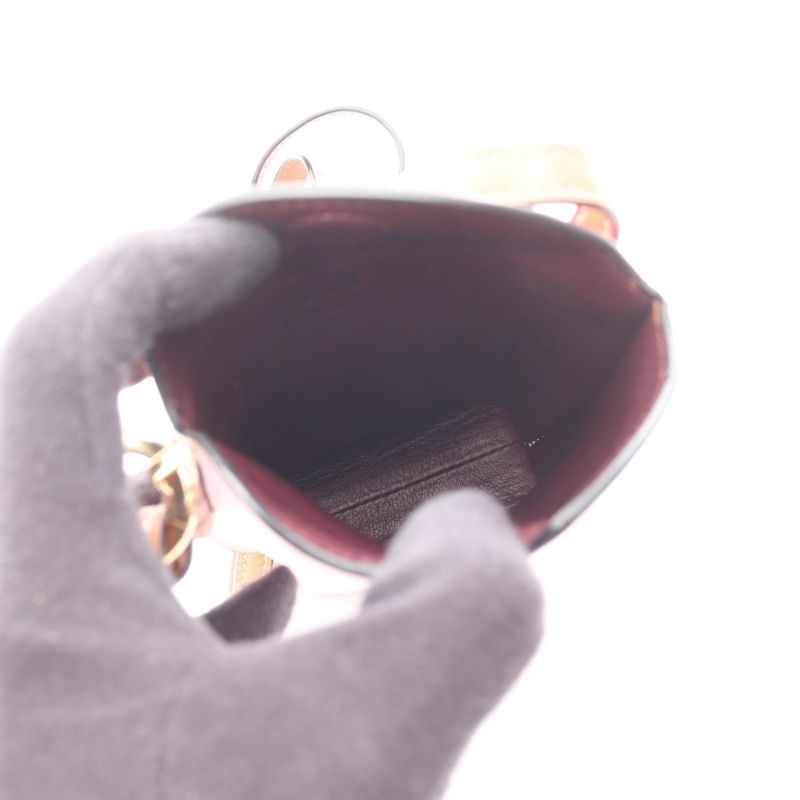 Loewe Shoulder Bag GATE Pocket 109.30bz42 Light Pink Orange Leather Gate Pocket