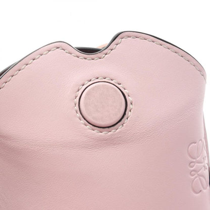 Loewe Shoulder Bag GATE Pocket 109.30bz42 Light Pink Orange Leather Gate Pocket
