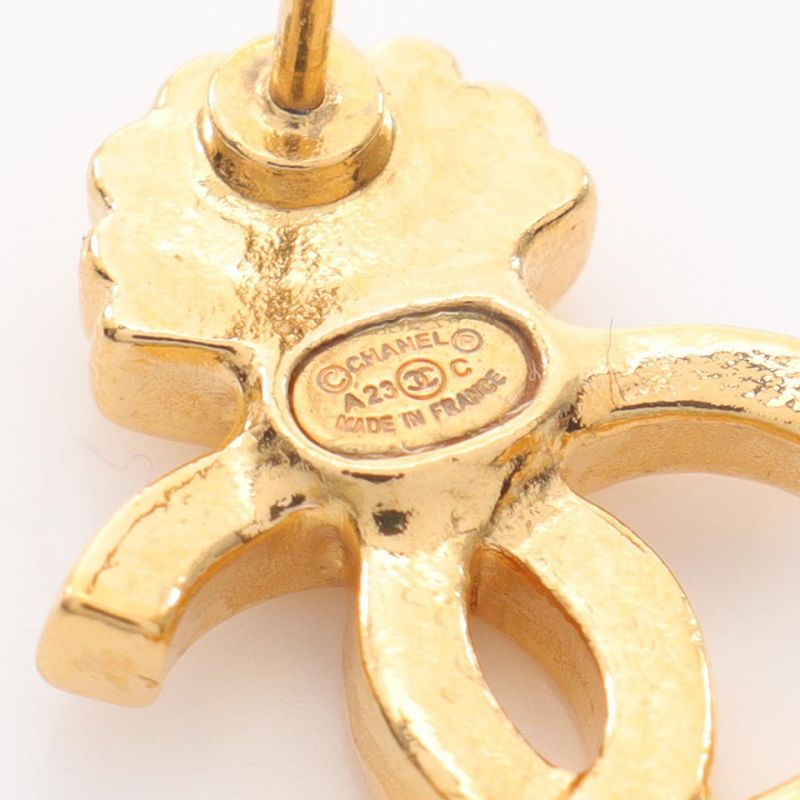 Chanel Earrings Cocomark Shell Gold GP (gold Plated) Cocomark Earrings Ladies