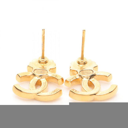 Chanel Earrings Cocomark Shell Gold GP (gold Plated) Cocomark Earrings Ladies