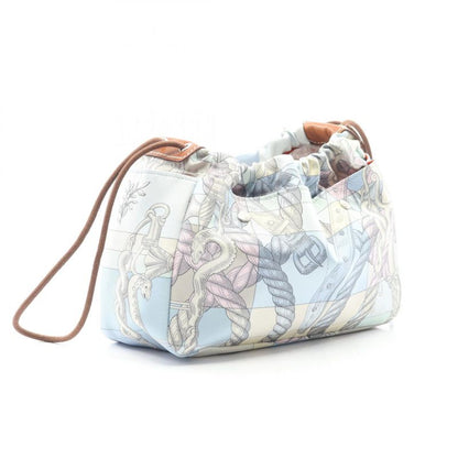 Hermes Pouch Fourbi 20 Bag In Bag Blue Silk Fourbi 20 Women's Used A