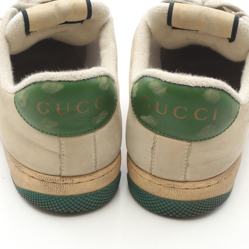 Gucci Sneakers Screener GG Canvas 546551 Canvas Suede Sneakers Men's Used B