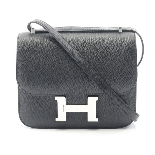 Hermes Shoulder Bag Constance 3 Mini Black Leather Constance 3 Mini Black