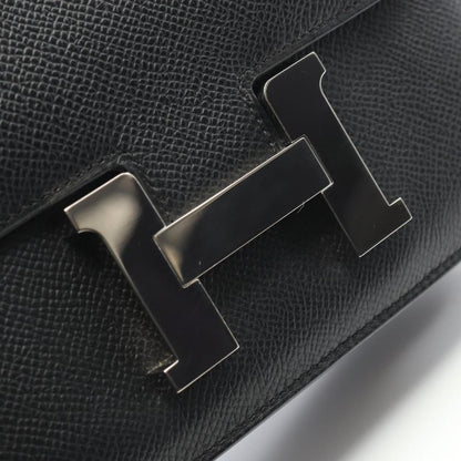 Hermes Shoulder Bag Constance 3 Mini Black Leather Constance 3 Mini Black