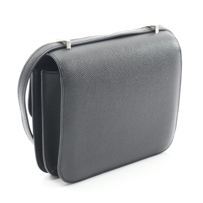 Hermes Shoulder Bag Constance 3 Mini Black Leather Constance 3 Mini Black