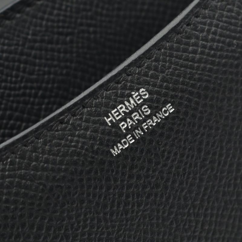 Hermes Shoulder Bag Constance 3 Mini Black Leather Constance 3 Mini Black