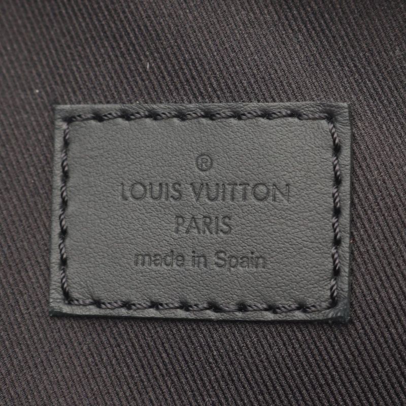 Louis Vuitton Rucksack Sac Backpack Montsouris M46683 PVC Coated Canvas Leather