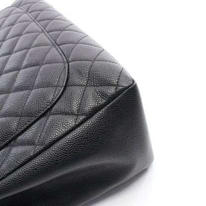 Chanel Tote Bag Matelasse Grand Shopping GST Black Leather Calf (cowhide) GST