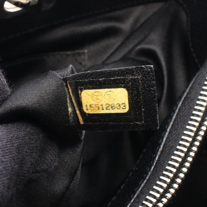Chanel Tote Bag Matelasse Grand Shopping GST Black Leather Calf (cowhide) GST