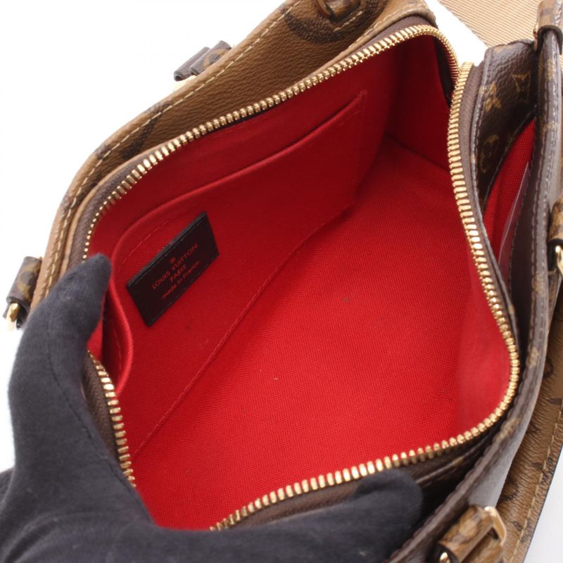 Louis Vuitton Handbag On The Go EW Monogram Giant Monogram Reverse M46653 PVC