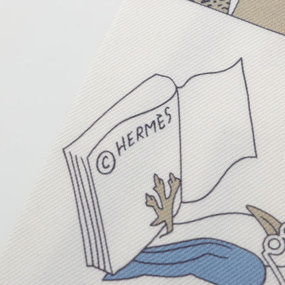 Hermes Scarf Twilly A VOS Crayons Silk Twilly Ladies Used A