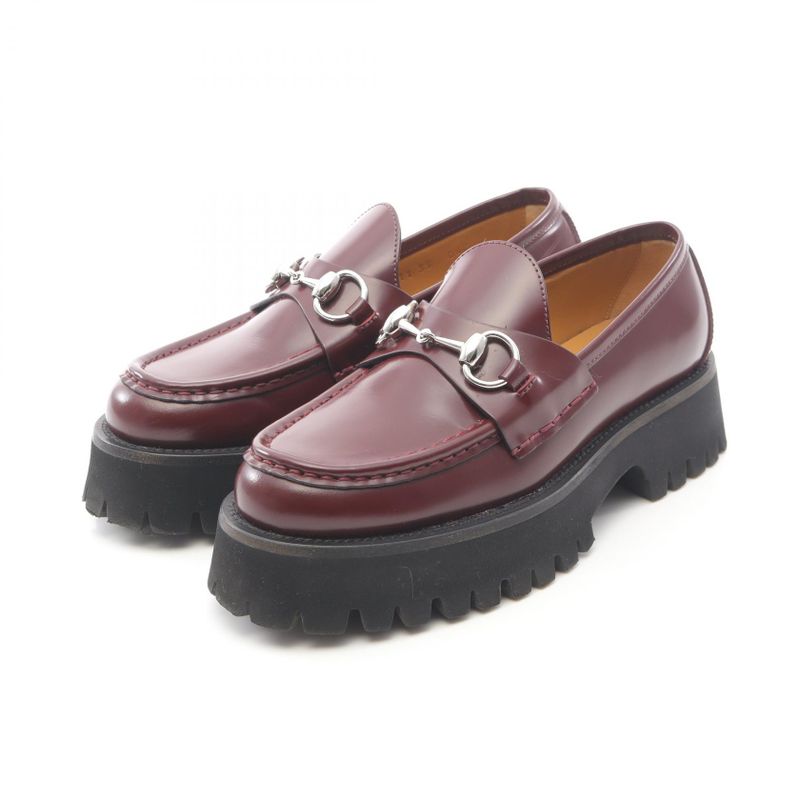Gucci Loafers Horsebit Leather Loafers Women's Used A