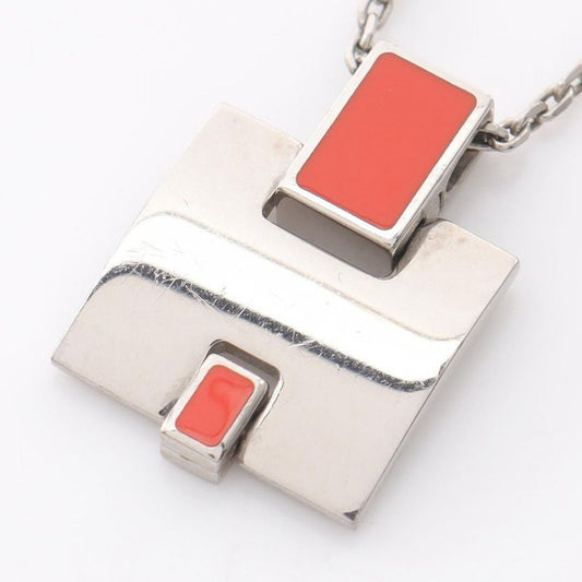 Hermes Necklace Eileen Stainless Steel Necklace Women's Used A