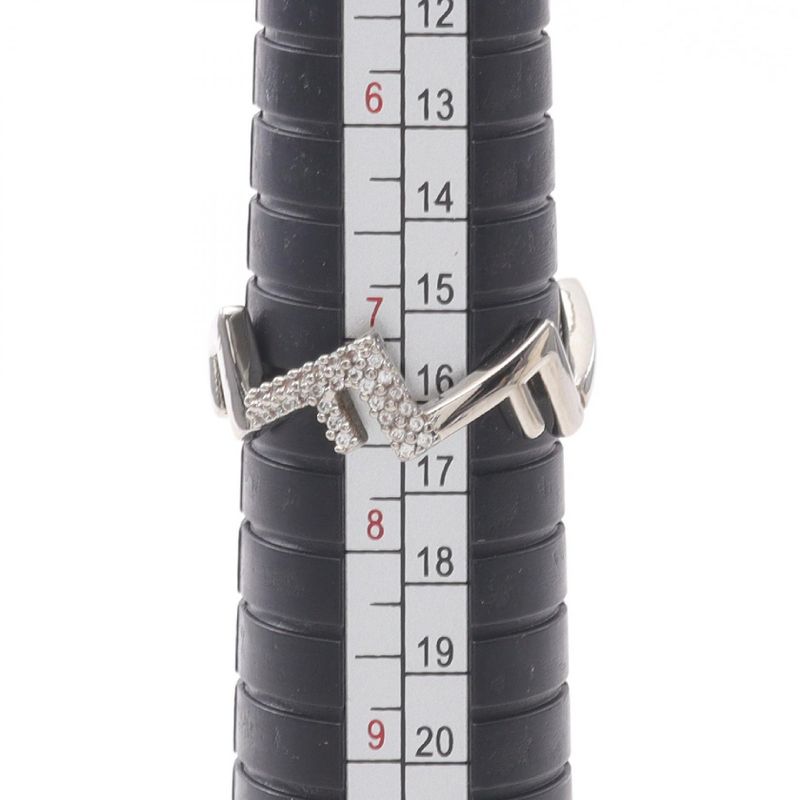 Fendi Ring Five Ring Stainless Steel Ring Men's Used A