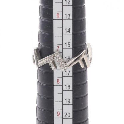 Fendi Ring Five Ring Stainless Steel Ring Men's Used A